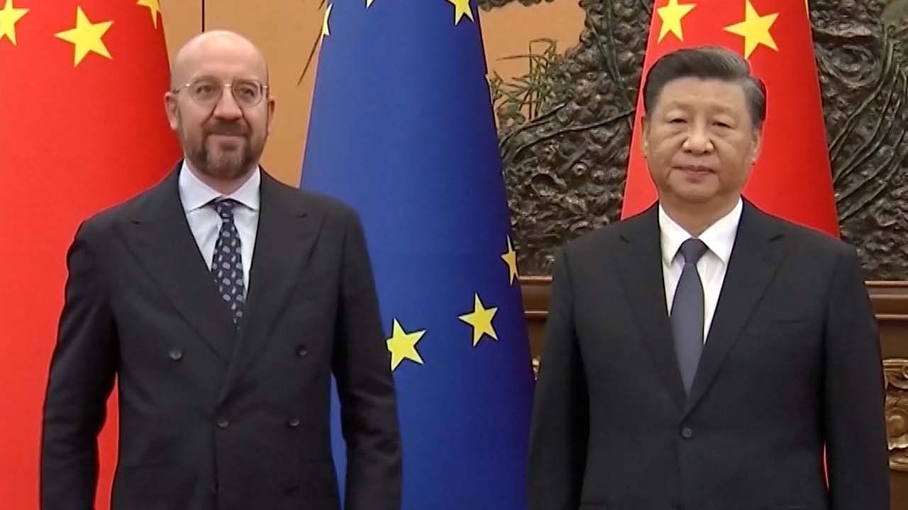 Russia-Ukraine war discussed in Chinese and EU leaders’ meeting amid rising tensions
